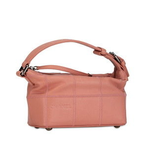 Chanel Chocolate Pink Lambskin One Handbag Bag Bar Shoulder